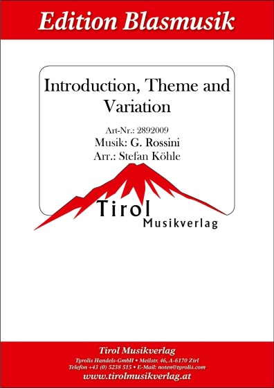 Introduction, Theme and Variation