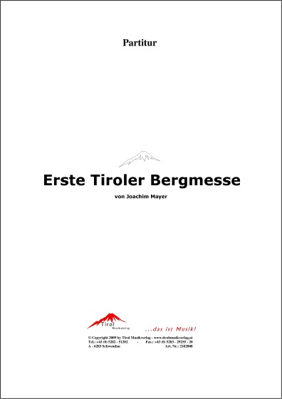 Erste Tiroler Bergmesse