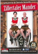 Zillertaler Mander - Griffschrift für Harmonika inkl. CD