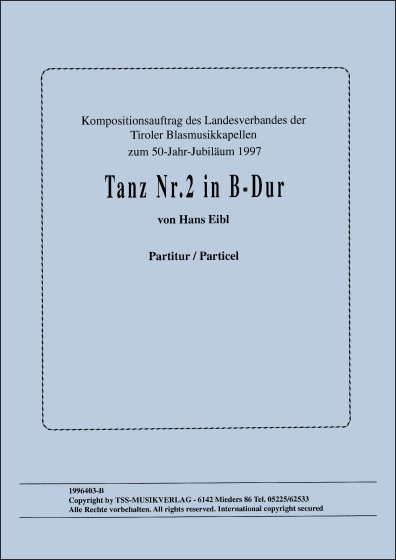 Tanz Nr. 2 in B-Dur