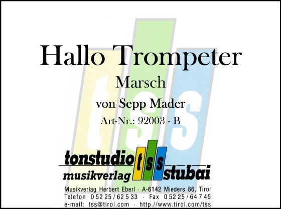 Hallo Trompeter