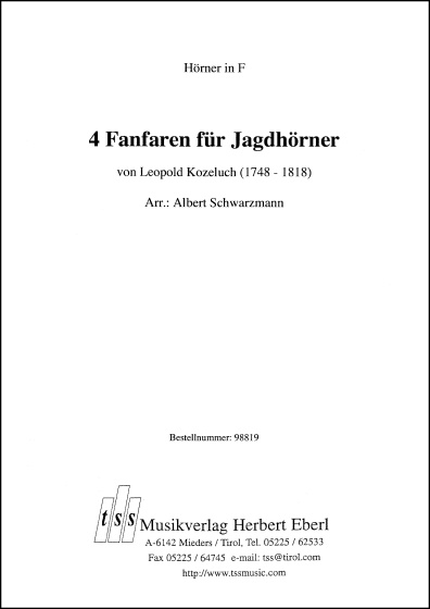 4 Fanfaren für Jagdhörner