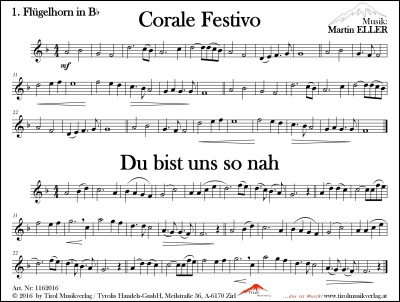 Corale Festivo / Du bist uns so nah - Blechbläserquintett