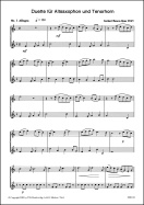 20 Duette für Altsaxophon und Tenorhorn