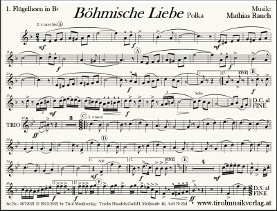 Böhmische Liebe / Es klingt Musik und Großer Gott, wir loben dich
