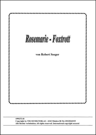 Rosemarie - Foxtrott