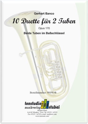 10 Duette für 2 Tuben (beide Tuben im...