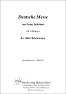 Deutsche Messe für 4 Hörner in F
