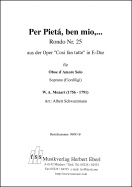 Per Pietá, ben mio,.. - Rondo Nr. 25 aus der Oper 'Cosi fan tutte' in E-Dur