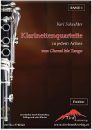 Klarinettenquartette zu jedem Anlass - BAND 1: von Choral bis Tango