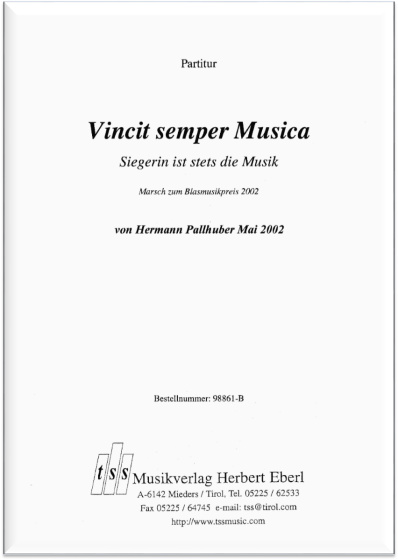 Vincit semper Musica - Siegerin ist stets die Musik