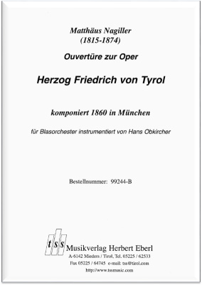 Ouvertüre zu Oper Herzog Friedrich von Tyrol
