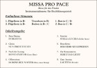 Missa pro pace - Messe für den Frieden - Blechbläserquintett