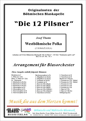 Westböhmische Polka (Z Domazlicka)