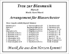 Treu zur Blasmusik