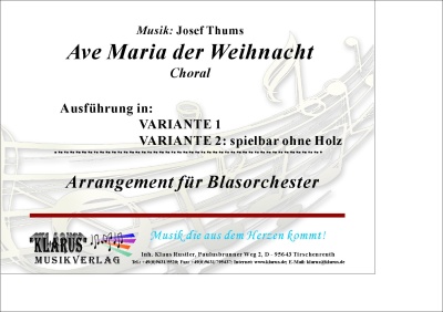 Ave Maria der Weihnacht