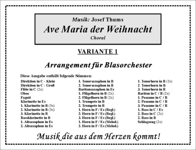 Ave Maria der Weihnacht