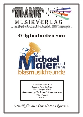 Sommerglück bei Blasmusik (Für Wiebke)