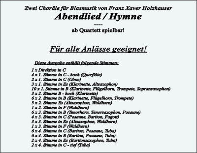 Abendlied + Hymne