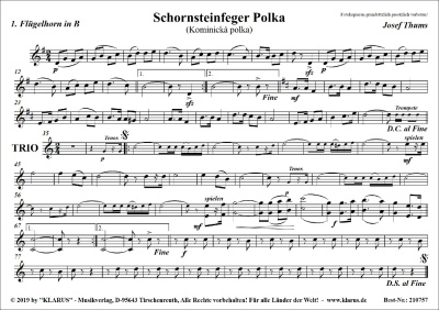 Schornsteinfeger Polka (Kominická Polka)