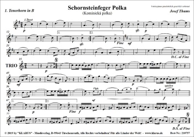 Schornsteinfeger Polka (Kominická Polka)