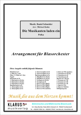 Die Musikanten laden ein