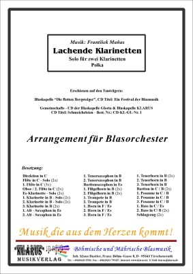 Lachende Klarinetten