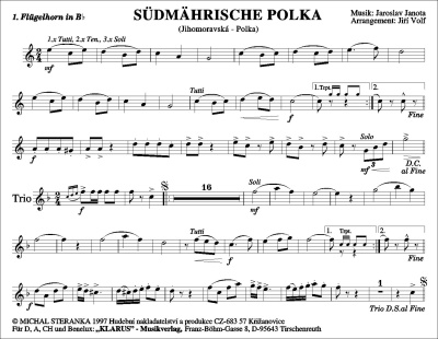 Südmährische Polka (Jihomoravská)