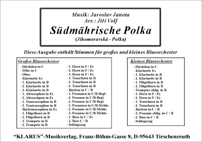 Südmährische Polka (Jihomoravská)