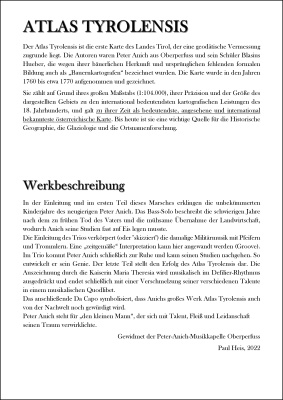 Atlas Tyrolensis - Konzertante Ausgabe