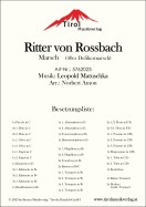 Ritter von Rossbach Marsch