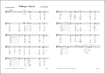 Wildkogel-Marsch - Trio mit Gesang