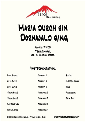 Maria durch ein Dornwald ging