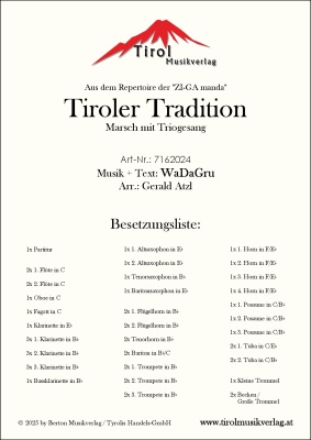 Tiroler Tradition -  Marsch mit Triogesang