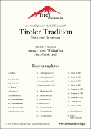 Tiroler Tradition -  Marsch mit Triogesang