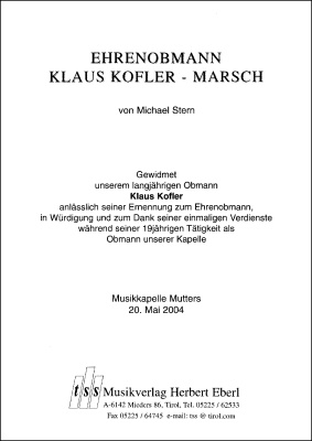 Klaus Kofler Marsch