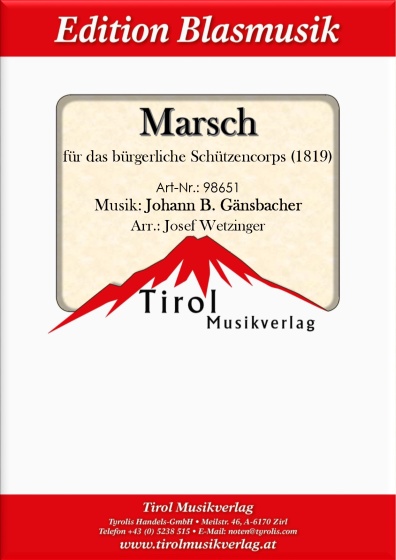 Marsch für das bürgerliche Schützencorps (1819)