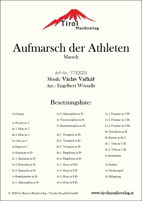 Aufmarsch der Athleten