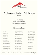 Aufmarsch der Athleten
