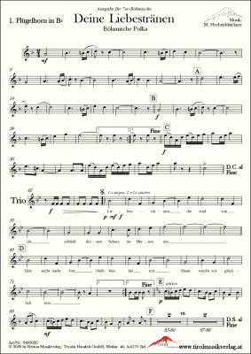 Deine Liebestränen - Böhmische Polka