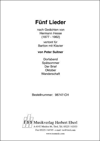 Fünf Lieder
