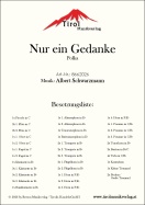 Nur ein Gedanke