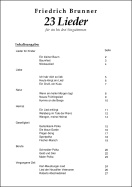 23 Lieder für ein bis drei Singstimmen